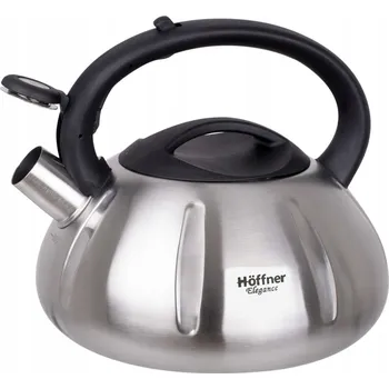Varná konvice Tradiční ocelová Konvice Hoffner 3 l černá, šedá