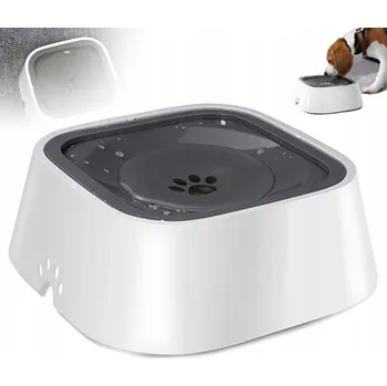 Miska pro psa PLOVOUCÍ MISKA NA VODU PRO PSA KOČKU, NEVYPLAVUJE SE, PROTISKLUZOVÁ, 1000 ml