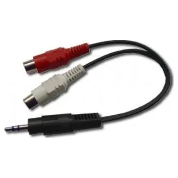 Audio kabel Gembird Kabel MINIJACK - 2x RCA (Cinch) M/F 20 cm