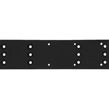 Zavírač dveří Montážní deska pro samozavírač DC140 Assa Abloy DCA161-9005 černá