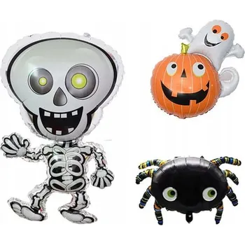 Balónek HALLOWEENSKÉ BALÓNKY SADA 40CM 4KS