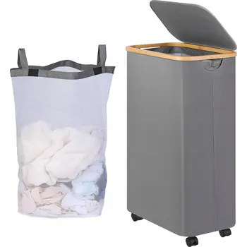 Koš na prádlo KOŠ NA PRÁDLO 75L s vyjímatelnou vložkou a kolečky