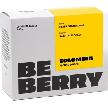 Káva BeBerry Coffee Kolumbie Alonso Bustos filtr/espresso zrnková káva