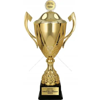 Vznešený Zlatý Pohár s víkem 36 cm + GRAVÍROVÁNÍ Dárek