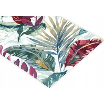 Obraz Běžec na stůl odstíny modré, růžové, zelené, vícebarevný 100 x 40 cm