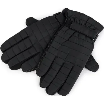 Rukavice Pánské prošívané rukavice, barva 21 černá