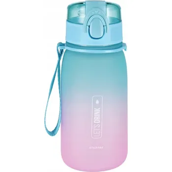Láhev % Lahev Na Pití 400 ml ombre blue-pink /STARPAK
