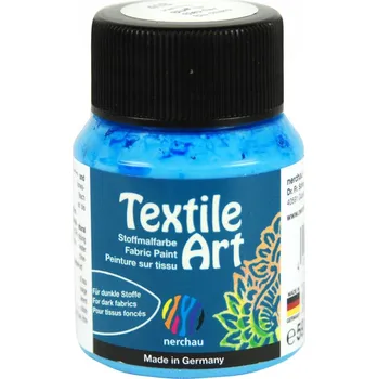 Speciální výtvarná barva Barva na tmavý textil Nerchau, 59 ml - světle modrá