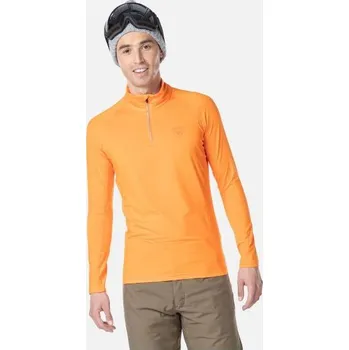 Pánské tričko Rossignol Classique 1/2 Zip T-shirt orange pánské S