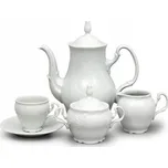 Bernadotte bílá kávová souprava 17dílná