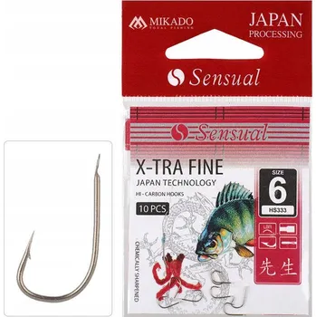 Rybářský háček Háčky na zem, plovákové, s protihrotem Mikado X-Tra Fine 10 ks