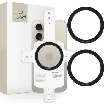 Kroužek TECH-PROTECT MMP-110 2v1 MagSafe - černý / černý