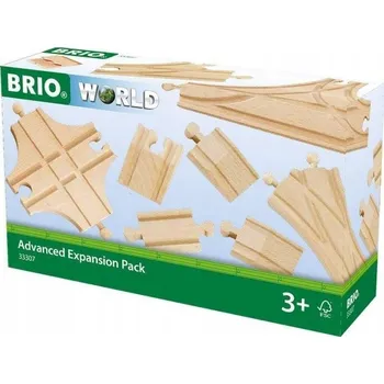 Vláček a vláčkodráha Brio Velká sada kolejí 33307