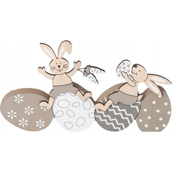 Obraz ZAJÍC ZAJÍČEK VELIKONOČNÍ FIGURKA K DEKORACI S VAJÍČKY OZDOBA