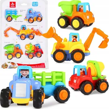 autíčko Sada 4 stavebních vozidel s pohonem Hola 326