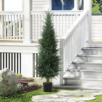 umělá květina Umělá rostlina - cypřiš 120 cm | zelená