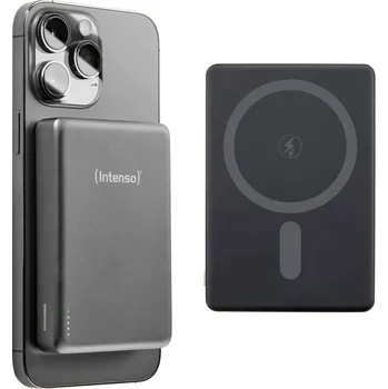 Powerbanka Intenso Intenso Power Bank MW10000 grey powerbanka Li-Pol, 10000 mAh, Dodávka energie, USB-C®, šedá
