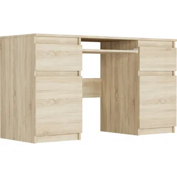 Psací stůl Obdélníkový psací stůl Framire 135 x 50 x 76 cm, dub sonoma