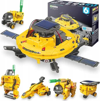 ostatní stavebnice SOLÁRNÍ ROBOT 6v1 STAVEBNICE HRAČKA PRO DĚTI MINI PANEL ZI-02-2