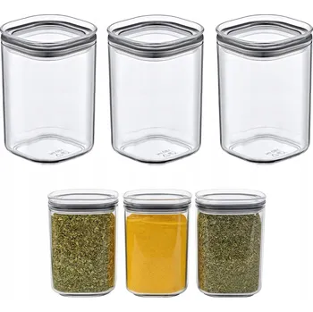 Dóza na potraviny Nádoby na koření s těsněním sada 3 ks POTZ STORE&FRESH 3x 250 ml