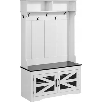 Šatní skříň Šatní skříň Vevor 107,5 x 172,7 x 42 cm bílá, černá