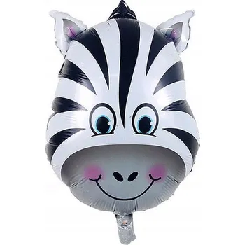 Balónek BALÓNEK 22" ZEBRA HLAVA ZEBRA