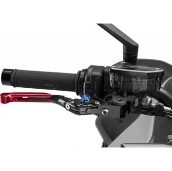 Páčka brzdy bez adaptéru 4.0 414RNA rozšiřitelná skládací červená/modrá