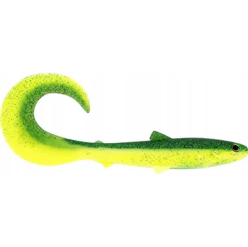 Umělá nástraha Guma Westin BullTeez Curltail 10 cm 6 g Fireflash