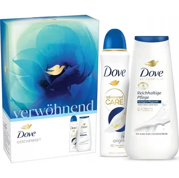 Kosmetická sada Dove ROZMAZLUJÍCÍ SADA DEODORANT Antiperspirant Original + KRÉM na ruce a tělo 225ml
