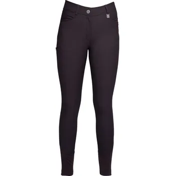 Jezdecké kalhoty Lauria Garrelli Rajtky jezdecké Livigno Sportive Lauria Garrelli, s gripem, dámské, tmavě hnědé 34