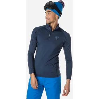 Rossignol Classique 1/2 Zip T-shirt navy blue pánské L