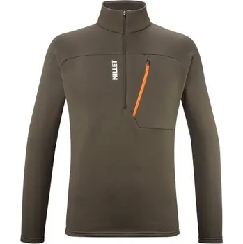 Pánská mikina MILLET M Seneca Fleecová mikina Po Zip zelená s