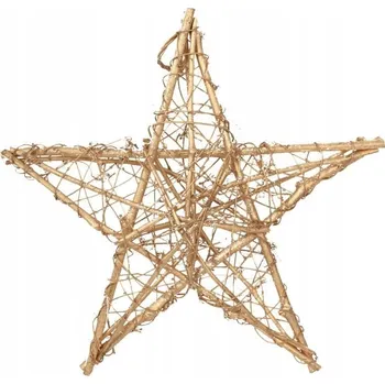 Vánoční dekorace Vánoční Baňky tvarované Hvězda 40 cm 1 ks