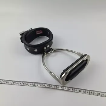 Obojek pro psa Kožený obojek polstrovaný se třmenem 30-38cm výprodej