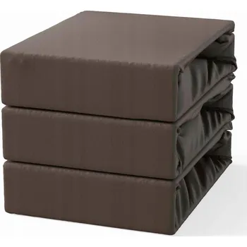 Prostěradlo Prostěradlo s Gumou 180x200 Froté Hnědé