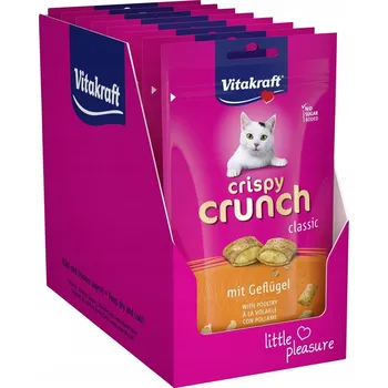 Pamlsek pro kočku Vitakraft Cat Crispy Crunch s drůbežím masem 60g