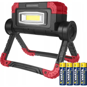 Stojací lampa Skládací LED COB dílenská pracovní lampa na baterie