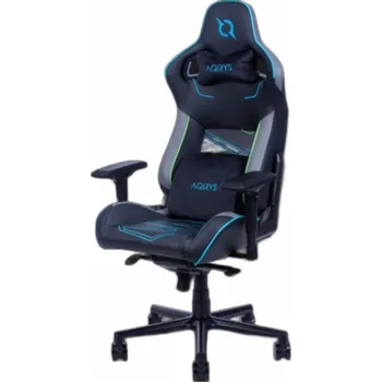 Herní židle AQIRYS Herní židle HYPERION černá/šedá/modrá