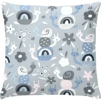 Povlak na dekorativní polštářek Povlak na polštáře 40 x 40 cm Supreme Style Šneci