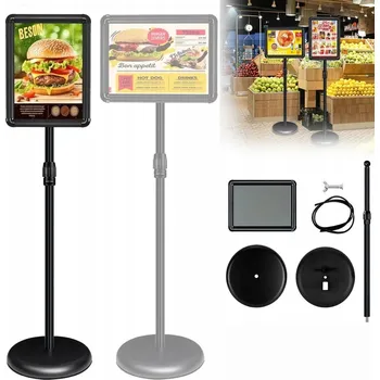 Informační reklamní stojan černý A3 Reklamní stojan