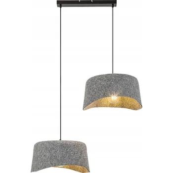 Závěsné svítidlo Rabalux Farelia černo-šedé 2xE27 kov/plst 120 cm