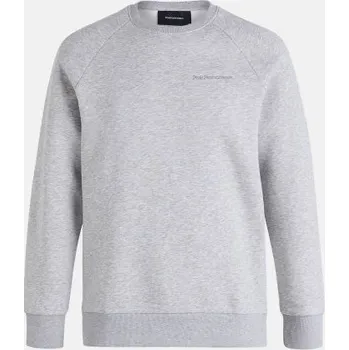 Pánská mikina Peak Performance M Original Small Logo Crew mikina šedá XL