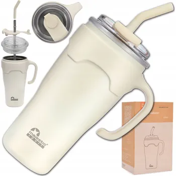 Termohrnek Termohrnek se slámkou a pítkem Majestic Sport Jelly 650 ml