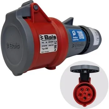Elektrická zásuvka Spojka BALS - Quick Connect, 400V - 16A/400V - 50-60 Hz, 6h x 5 pólů