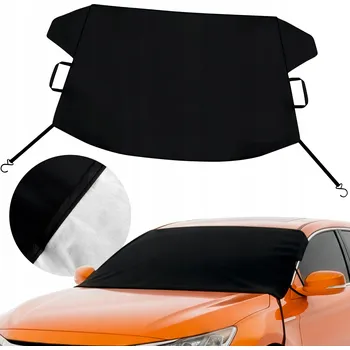 Obraz Magnetická clona na čelní sklo EVI proti námraze, 110x190 cm, černá