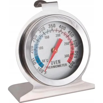 Kuchyňský teploměr TEPLOMĚR KUCHYŇSKÝ DO TROUBY UDÍRNY OCELOVÝ INOX NEREZOVÁ OCEL