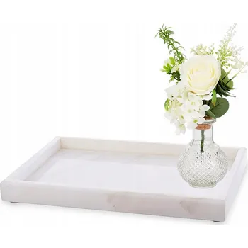 Dekorativní tác, ozdobná mísa, mramorový vzhled