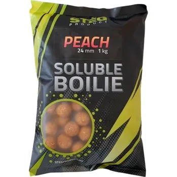 Boilies Boilies Stég Soluble 24mm 1kg Chilli Peach