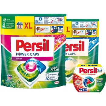 Kapsle na praní Persil Power Caps Prací Kapsle Sada MIX 70 ks + Dárek