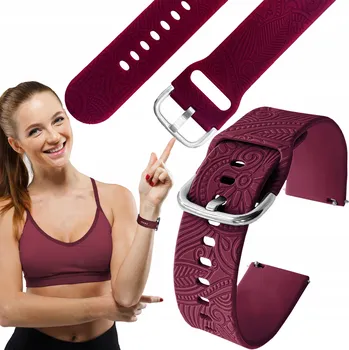 Příslušenství k chytrým hodinkám Řemínek pro Xiaomi Amazfit BIP U Pro chytré hodinky bordó řemínek 20mm